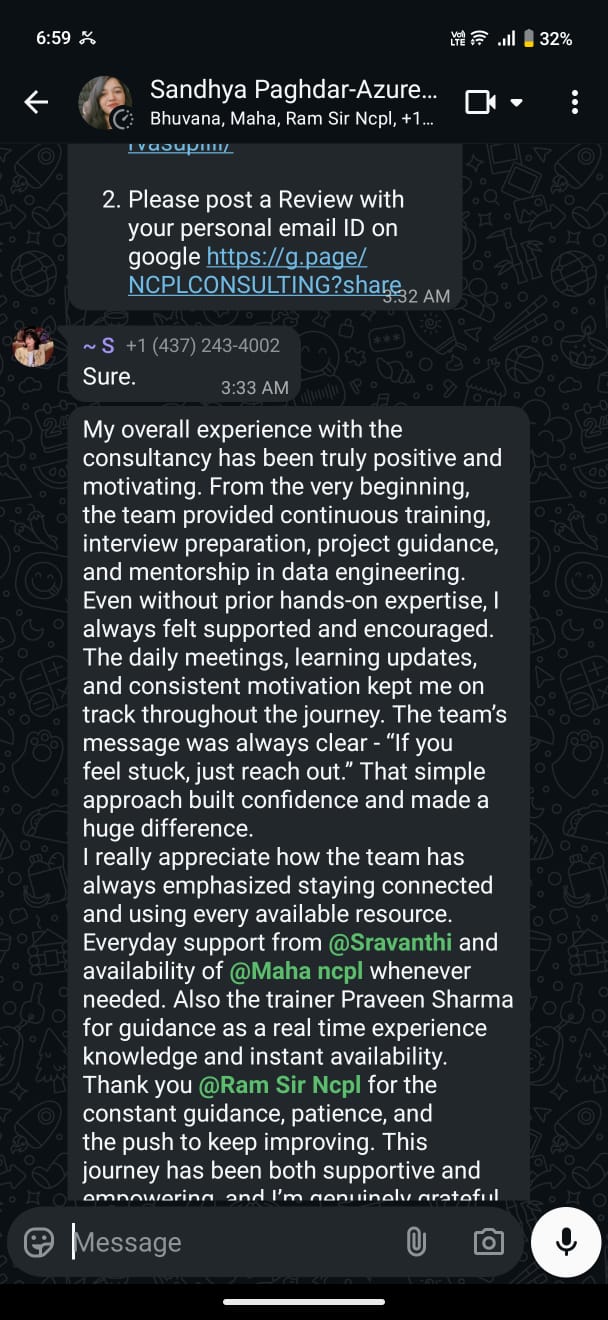 Azure DE Training Excellence